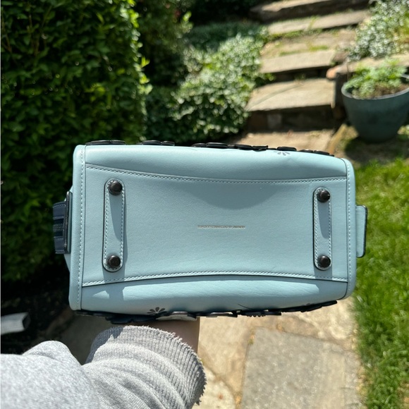 Coach Rogue 25 with Tea Rose in blue/green - Picture 5 of 16